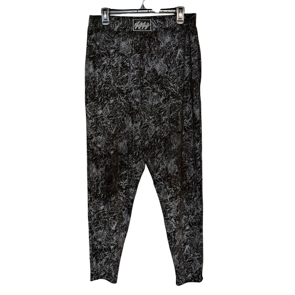 Vintage Pro Force Abstract Print Pants Black Gray 80s USA Made‎ Unisex Small